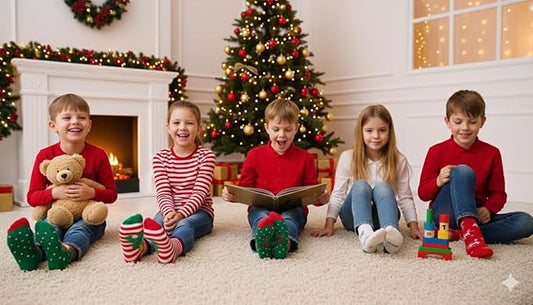 Happy Hugs Christmas Socks Pack of 5